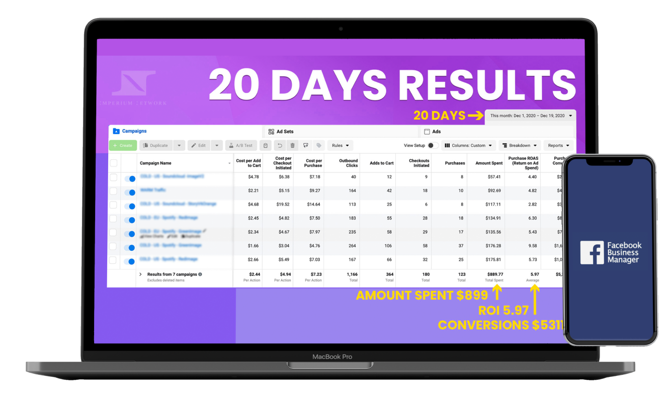 4 Weeks Facebook Ads Management + FREE Extra 4 Weeks Of Management